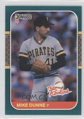 1987 Donruss The Rookies Box Set Mike Dunne #38 - Image 1 of 2