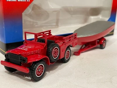 SOLIDO Dodge + boat 1:43 Made in France firefighters Diecast - Image 1 of 4