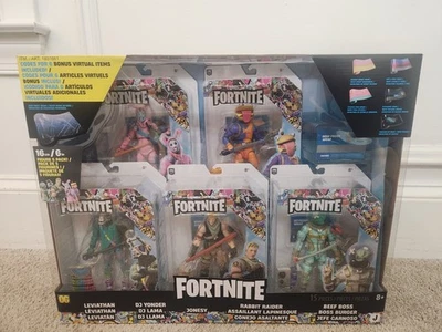 NUEVO Fortnite OG Legendary Series 6" Paquete de Cinco Figuras con Código Extra, Caja Sellada Foto 1 de 2
