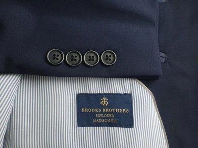 Brooks Brothers Suit 42S W37 Explorer Excellent Condition Madison Blue - Image 1 of 4