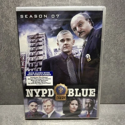 New Sealed - NYPD Blue: Season 07 (DVD, 2000, 6-Disc Set) Free Shipping - Image 1 of 4