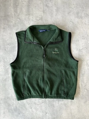 Chaqueta Chaleco de Vellón Irlandés Lucha Vintage Años 2000 Y2K Holloway Notre Dame Verde XL Foto 1 de 3