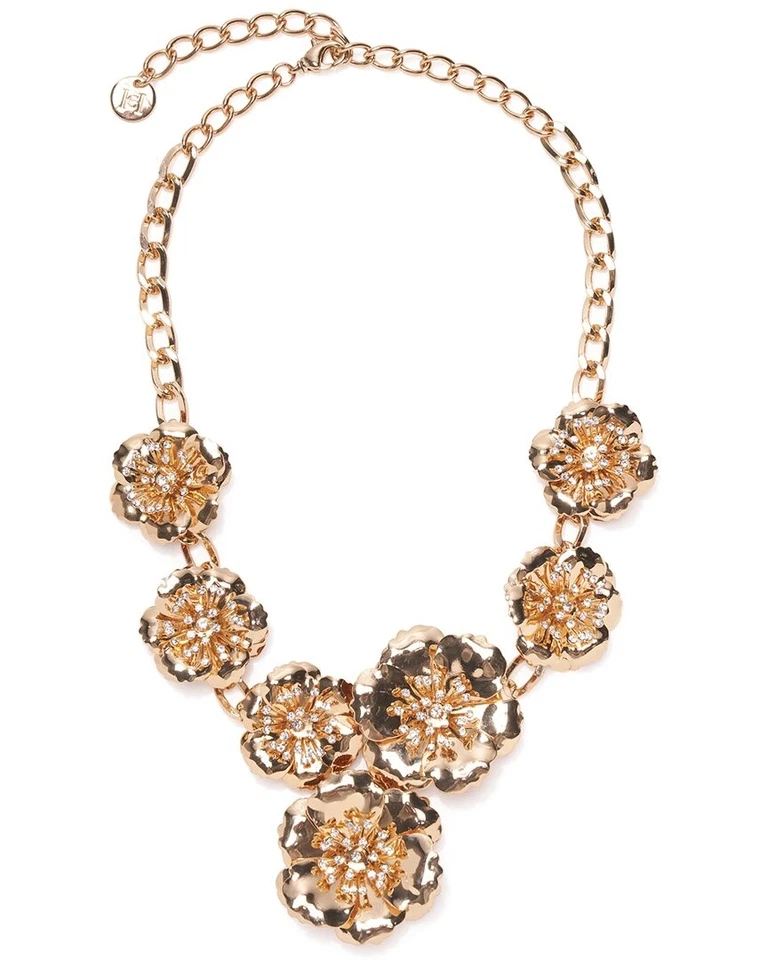 Collar para mujer Carolina Herrera circonita cúbica flor Foto 1 de 1