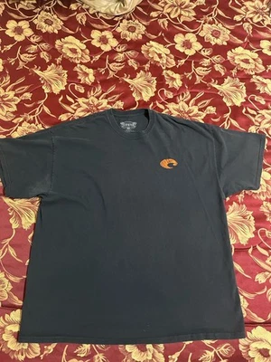 Camisa negra manga corta con gráfico Costa camuflado talla XXL Foto 1 de 4