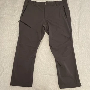 REI Co-op Grey Activator Pants Men’s Size 42x30 Soft Shell Hiking Outdoor - Picture 1 of 7