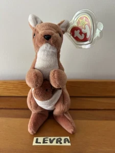 POUCH Kangaroo Ty Beanie Babies 8" new - Picture 1 of 2