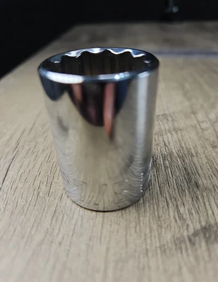7/8" Craftsman 1/2" Drive Socket SAE Chrome Shallow 12pt New W/O Box CMMT47512 - Image 1 of 2
