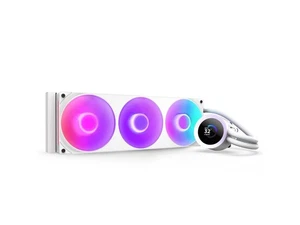 CHŁODNICA CIECZY NZXT KRAKEN PLUS RGB 360 MM BIAŁA AIO Z RDZENIEM LCD 1,54 CALA I RGB - Zdjęcie 1 z 5