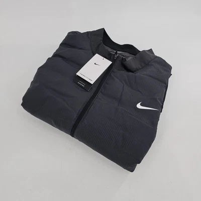 Nike Therma-FIT ADV Down Fill Repel Golf Vest Mens XXL 2XL Black Top NEW - Image 1 of 4