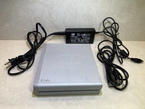 Vintage Lacie 160 GB External Hard Drive with Power and USB Cables - Tuns On - Picture 1 of 7