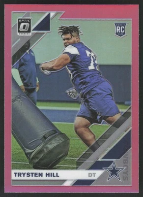Trysten Hill 2019 Donruss Optic Pink #127 - Image 1 of 2