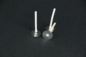 Teelichtdochte gewachst Docht für Teelichter Kerzendochte mit Fuß 35 mm Wick4Fun - Bild 1 von 2