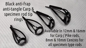 Anti-Frap Anti-Tangle Tip Rings Carp /Pike/ Speci Rod Repair Only Pay 1 Postage - Picture 1 of 26