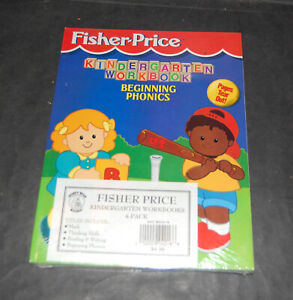Fisher-Price Kindergarten Workbooks Four Pack Teddy Bear Books