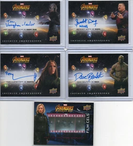 The Avengers - Autograph, Costume Relic, Film Cel & Metal Card Selection NM - Picture 1 of 46