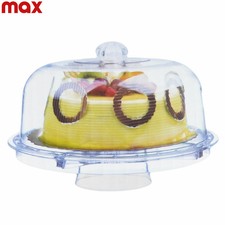 Alzatina Alzata Per Torte Vassoio Torte Multiuso Con Campana Diametro 30 cm MAX