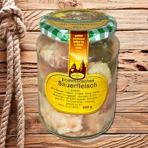 Pommersches Sauerfleisch im Glas - nach altem Familienrezept - 680g - Picture 1 of 1
