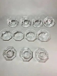 OCTIME CLEAR BY CRISTAL D’ARQUES-DURAND LUMINARC ARCOROC SUNDAE GLASS LOT OF 11 - Picture 1 of 9