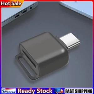 Useful Type C Micro SD/TF Card Reader USB C Memory Reader Adapter with Lanyard - Photo 1 sur 12