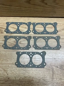 5 PK OF THROTTLE BODY GASKET FOR FACTORY EQUIP HOLLEY 2300 2 B 350 cfm - Picture 1 of 3