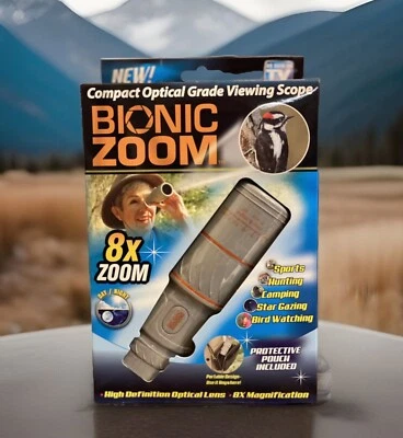NEW Bionic Zoom Compact Optical Grade Viewing Scope w/8x Zoom - Image 1 of 3