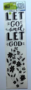 Main Street wall Creations Peel & Stick Quote: Let Go and Let God - Picture 1 of 3