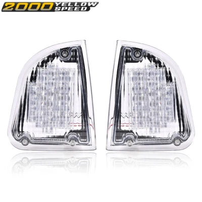 1Pair Clear LED Turn Signal Lights Fit For 86-08 KW Kenworth K300 T300 T330 T600 Foto 1 de 4