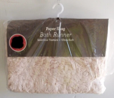 VINTAGE PAPER SHAG BATH RUNNER SOLD BY JCPENNY - NWT - Image 1 of 3