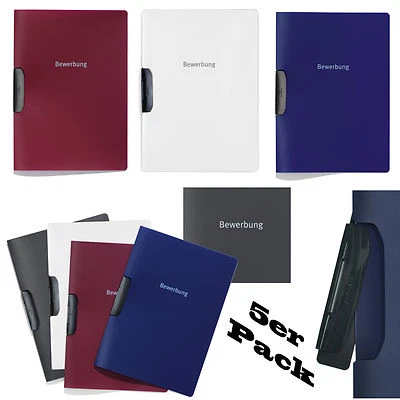 5 Durable Duraswing Job - Dos Piezas Carpeta de Solicitud Trabajo con Clip Como - Imagen 1 de 4