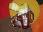 Brown leather holster for Glock 43X   Kwik & Free
