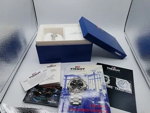 RELOJ TISSOT DAMAS CRISTAL ZAFIRO RESISTENTE AL AGUA G334 Dorado/Plata Tono NUEVO - Imagen 1 de 9