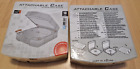 20 Attachable Case CD DVD Hülle AC Link Weiß Transparent Box AC-BT10
