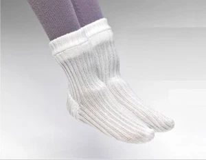 Calcetines blancos lisos 1/6 para accesorio de figura de acción Hot Toys PHICEN WORLDBOX de 12" - Imagen 1 de 1