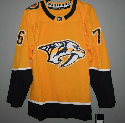 Authentic Adidas NHL Nashville Predators #76 Hockey Jersey New Mens Sizes $190 Cover
