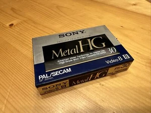 Cinta Cassette Video8 PAL 30min SP SONY P5-30HG Video8 - Bild 1 von 2