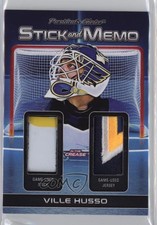 2022-23 President's Choice In the Crease Stick and Memo /10 Ville Husso #SM-12