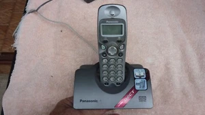 Panasonic Cordless Telephone System + Power Supply Adapter + Phone Cable - Zdjęcie 1 z 2