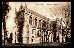 [E19] Postcard 1932, The Chapel Princeton University New Jersey - Picture 1 of 3