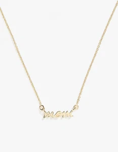 $78 NWT KATE SPADE GOLD TONE "MOM" 17" NECKLACE - JL95 - Picture 1 of 6
