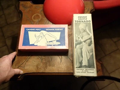 Accessoire Casque d' Ancien Sèche Cheveux Electrique Tornado & Poli de Coiffeur - Photo 1/4