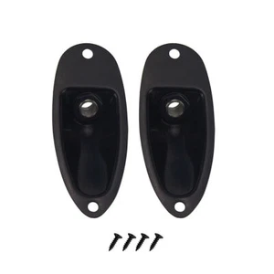 FLEOR 2x 1/4" 6,35 mm Salida Entrada Jack Enchufe Bote Jack Placa Para Guitarra ST - Imagen 1 de 9