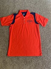Cal State Fullerton Titans Polo Shirt Mens M Orange Blue Short Sleeve CSUF Men
