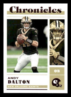 2022 Panini Chronicles #27 Andy Dalton Pink New Orleans Saints - Image 1 of 2