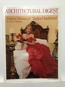 Architectural Digest Magazine April 2007 Issue Helen Mirren Taylor Hackford - Bild 1 von 12