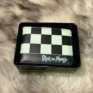 NIB Buckle-Down Men's Bi-fold Wallet - Rick & Morty Design - Picture 1 of 4