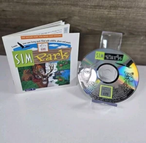 SIM Park 1998 con manual original - PC CD Rom Windows 95 juego de computadora WIN95 WIN 3.1 - Imagen 1 de 3