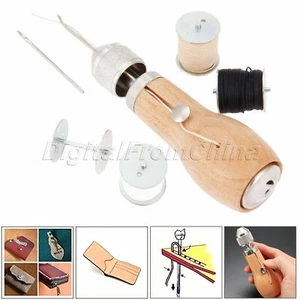 Para reparación de lona de cuero profesional costura rápida chal de coser curva aguja recta - Imagen 1 de 15