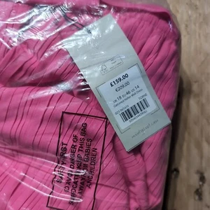 Vestido midi halter de terciopelo recogido rosa talla 18 del Reino Unido como nuevo precio de venta sugerido por el fabricante 159 GBP - Imagen 1 de 2