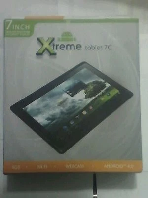 TABLET XTREME 7C 4GB-wi-fi webcam-android 4.0 negra Foto 1 de 4