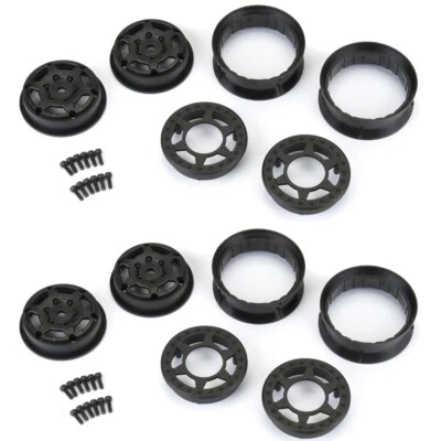 Pro-Line 2809-031/10 Holcomb F/R 1.9" 12mm Crawler Bead-Loc Wheels (4) Black - Image 1 of 4
